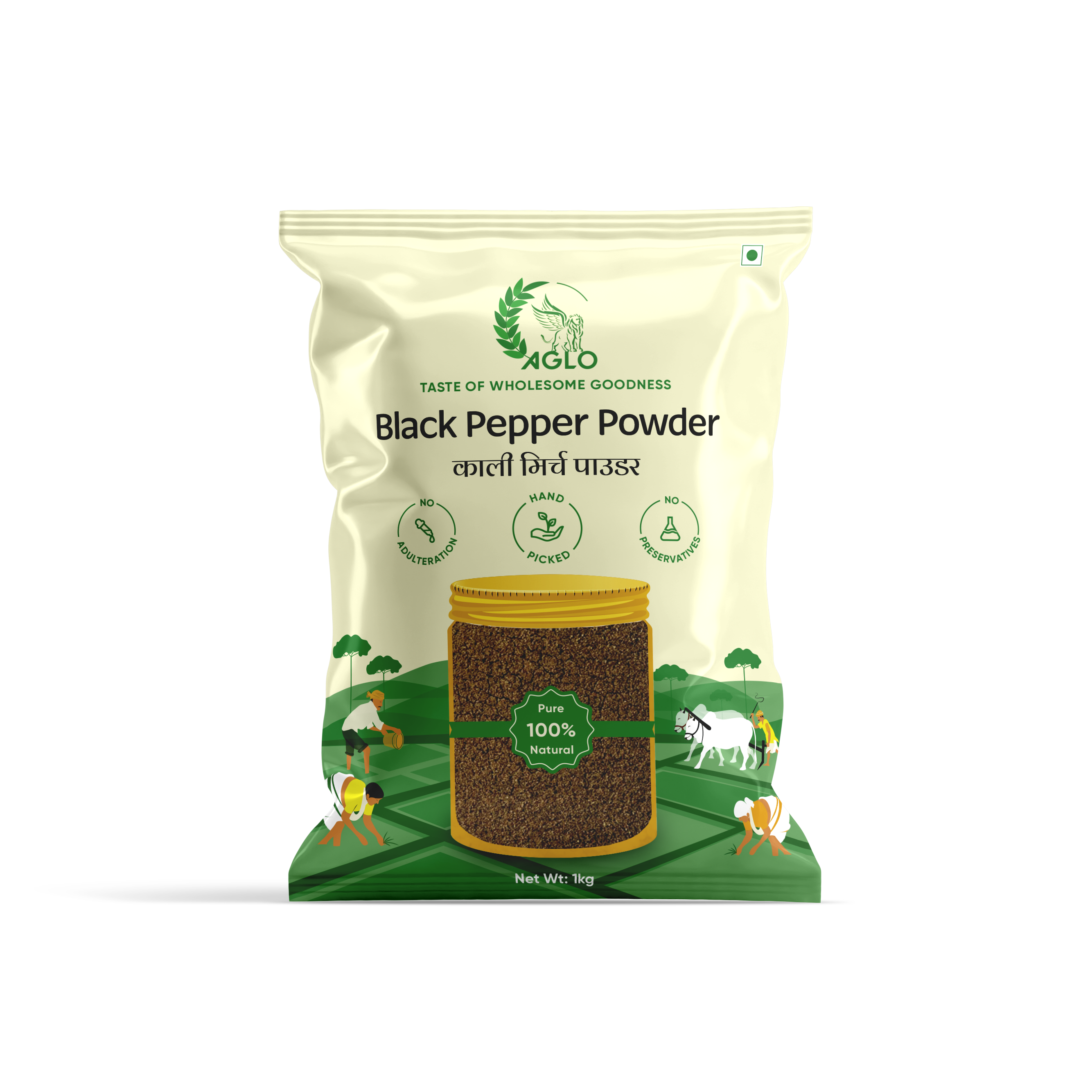 Black Pepper PowderBlack pepper powder adds a sharp, spicy kick to any dish, enhancing its flavor.