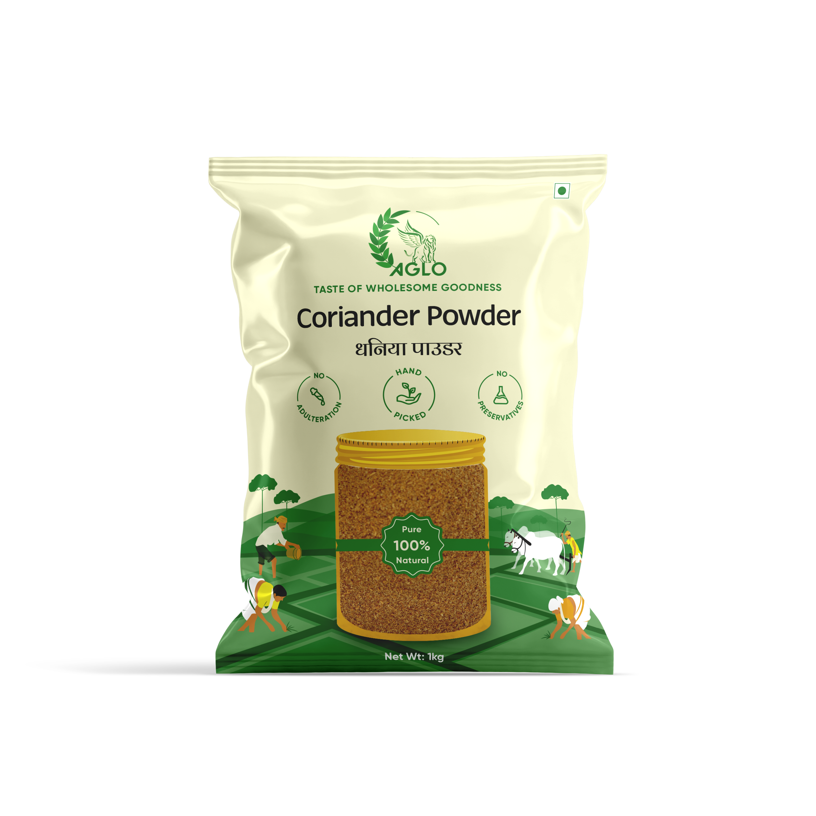 Coriander PowderCoriander powder offers a mild, citrusy flavor, perfect for curries, soups, and spice blends.