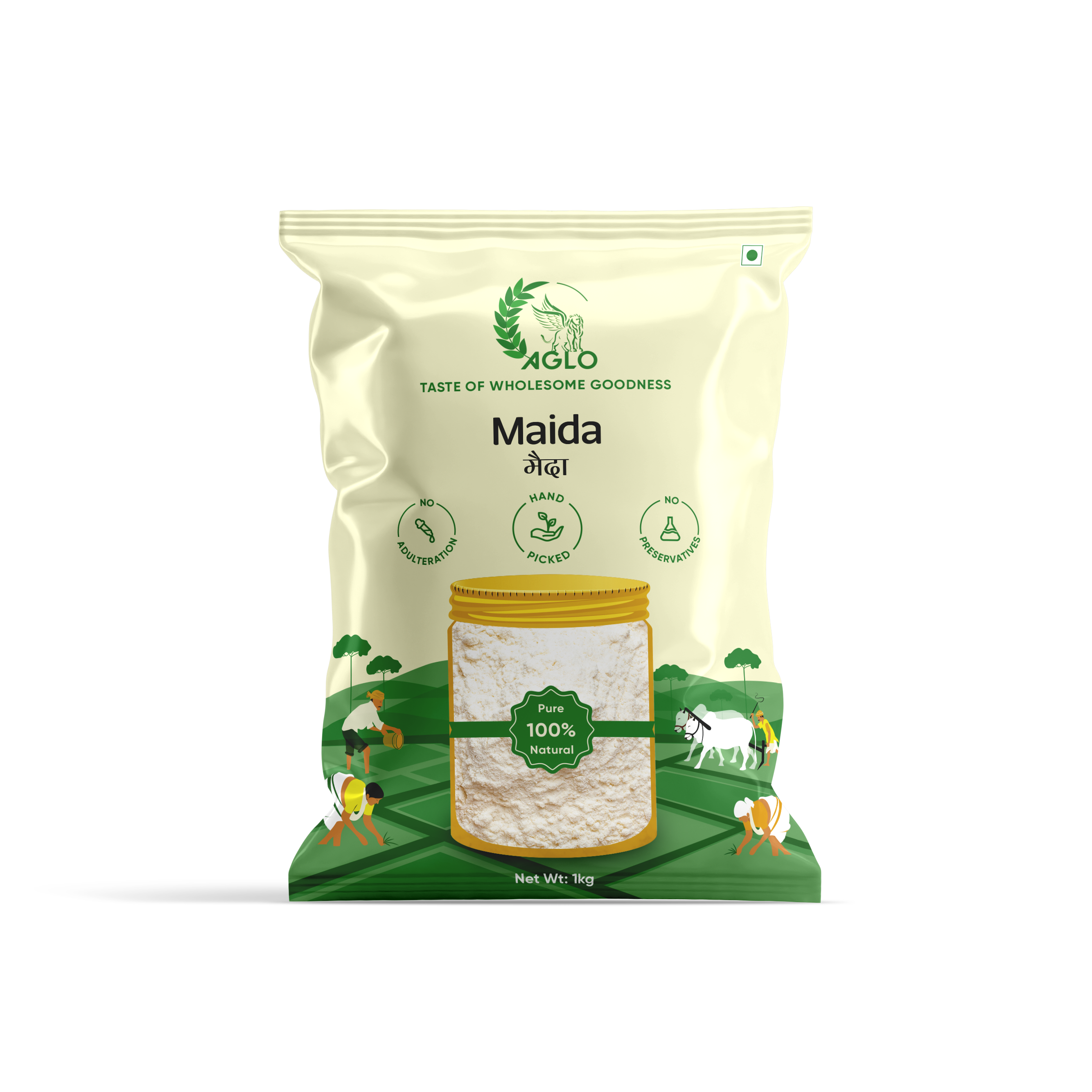 MaidaFine and versatile maida is perfect for baking, making soft pastries, and delicious breads with a smooth texture.