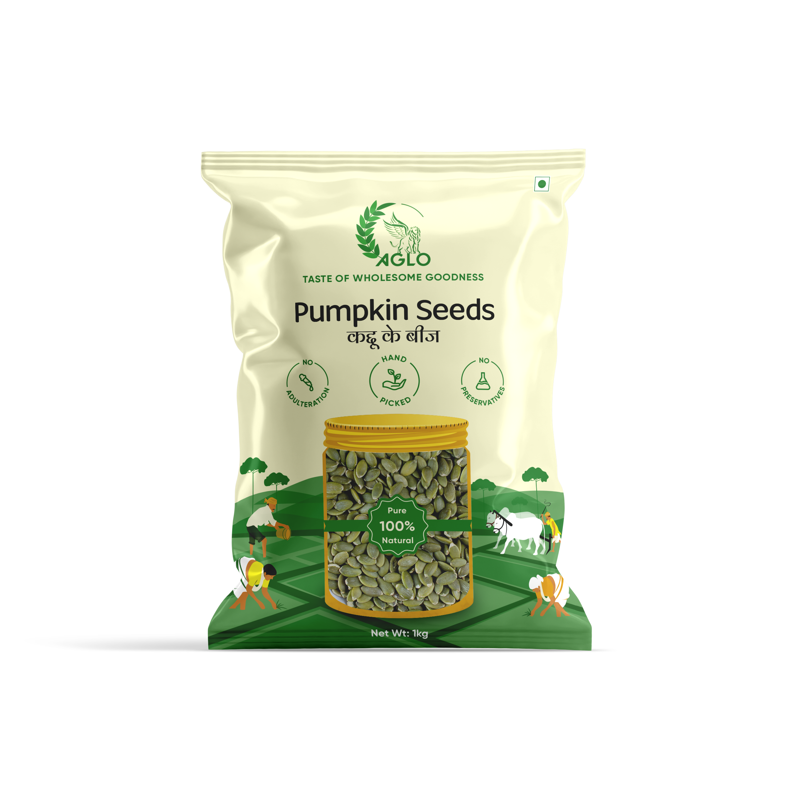 Pumpkin SeedsPumpkin seeds are a crunchy, nutrient-rich snack, perfect for salads or as a standalone treat.