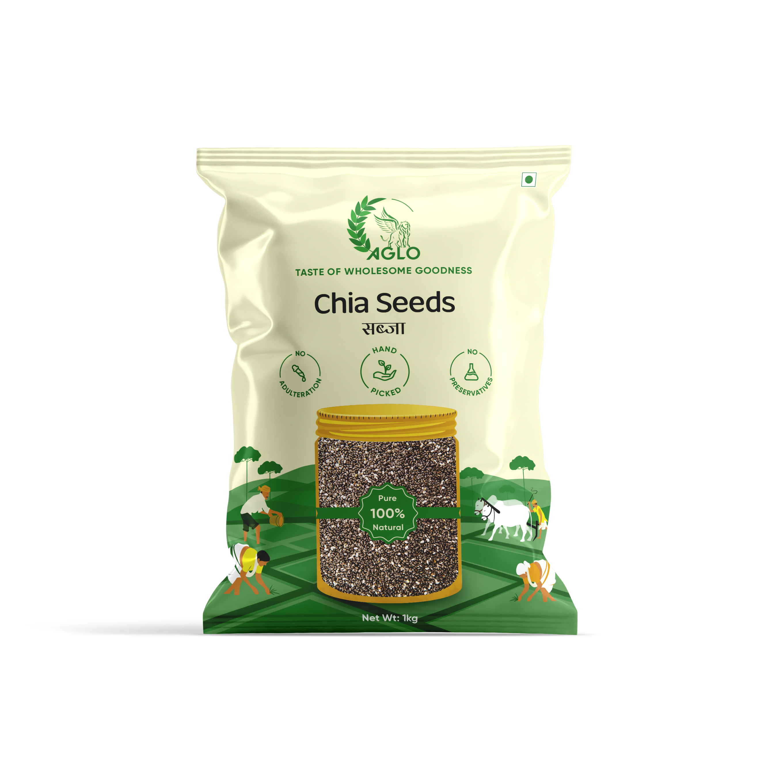 Chia SeedsChia seeds are small, nutrient-packed seeds, rich in omega-3s, fiber, and antioxidants, perfect for smoothies, puddings, or baking.