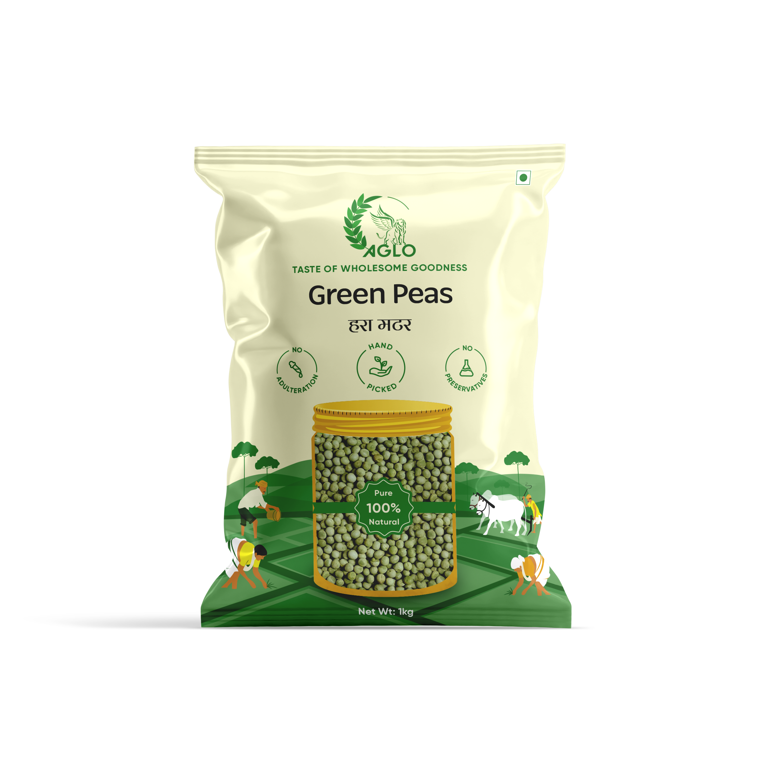 Green PeasGreen peas are sweet, nutrient-packed legumes, perfect for curries, soups, and side dishes.