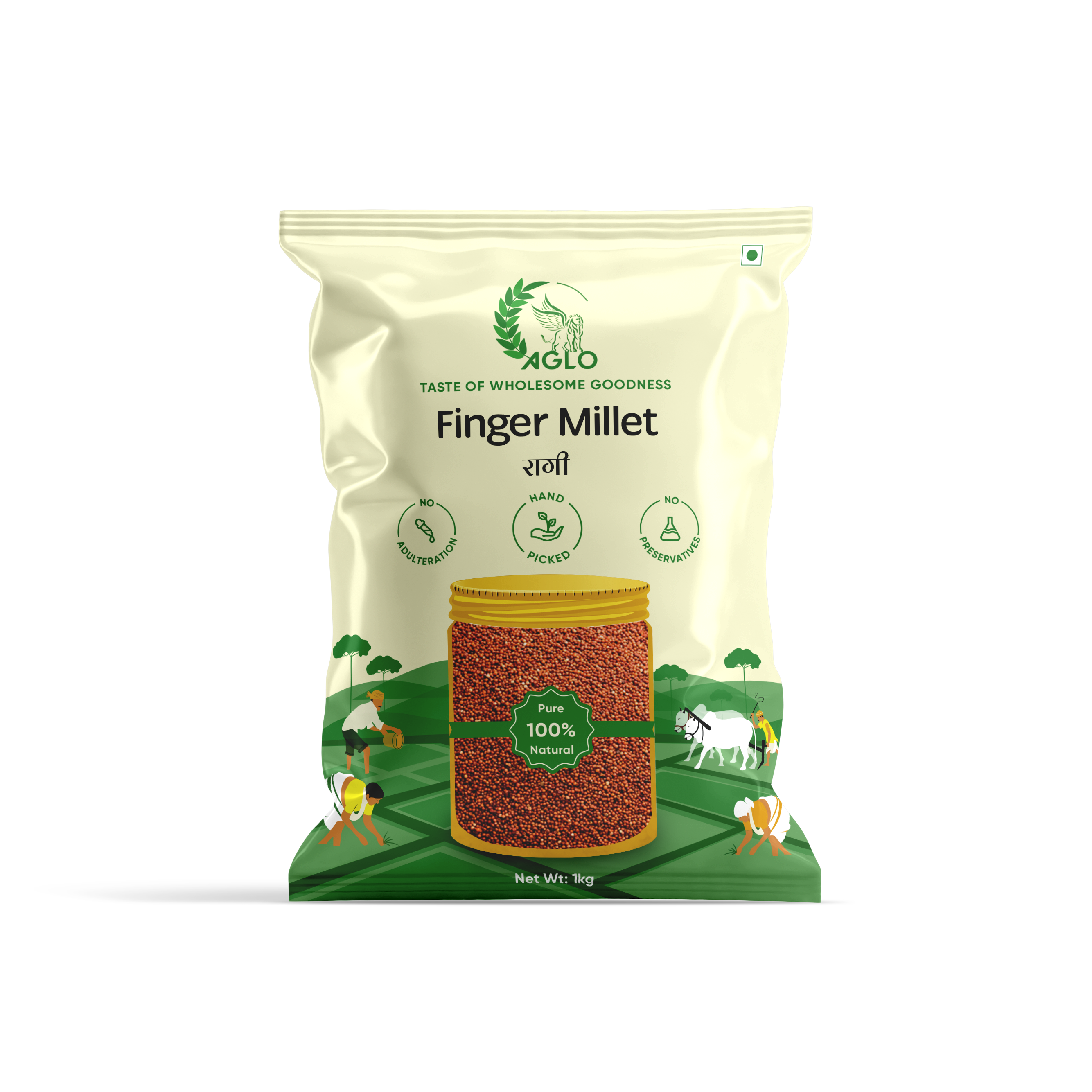 Finger MilletFinger millet is a nutritious, gluten-free option for rotis, porridge, and baked goods.