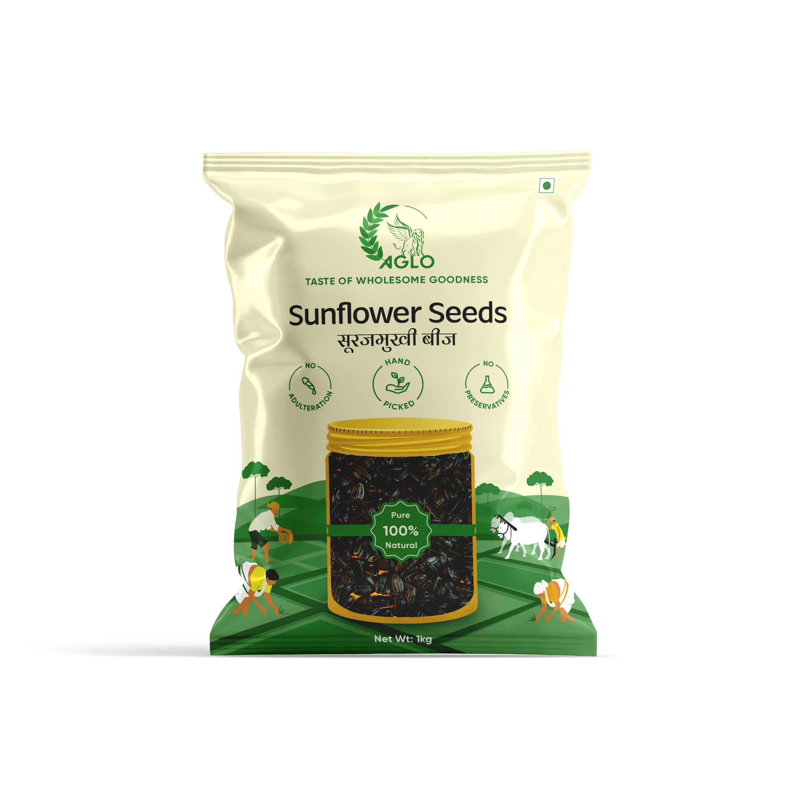 Sunflower SeedsSunflower seeds are a crunchy, nutritious snack, rich in healthy fats and vitamins, ideal for salads or snacking.